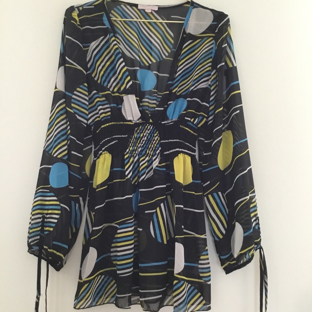 💙💛Romeo & Juliet Black/Yellow/Blue Long Sleeve Top